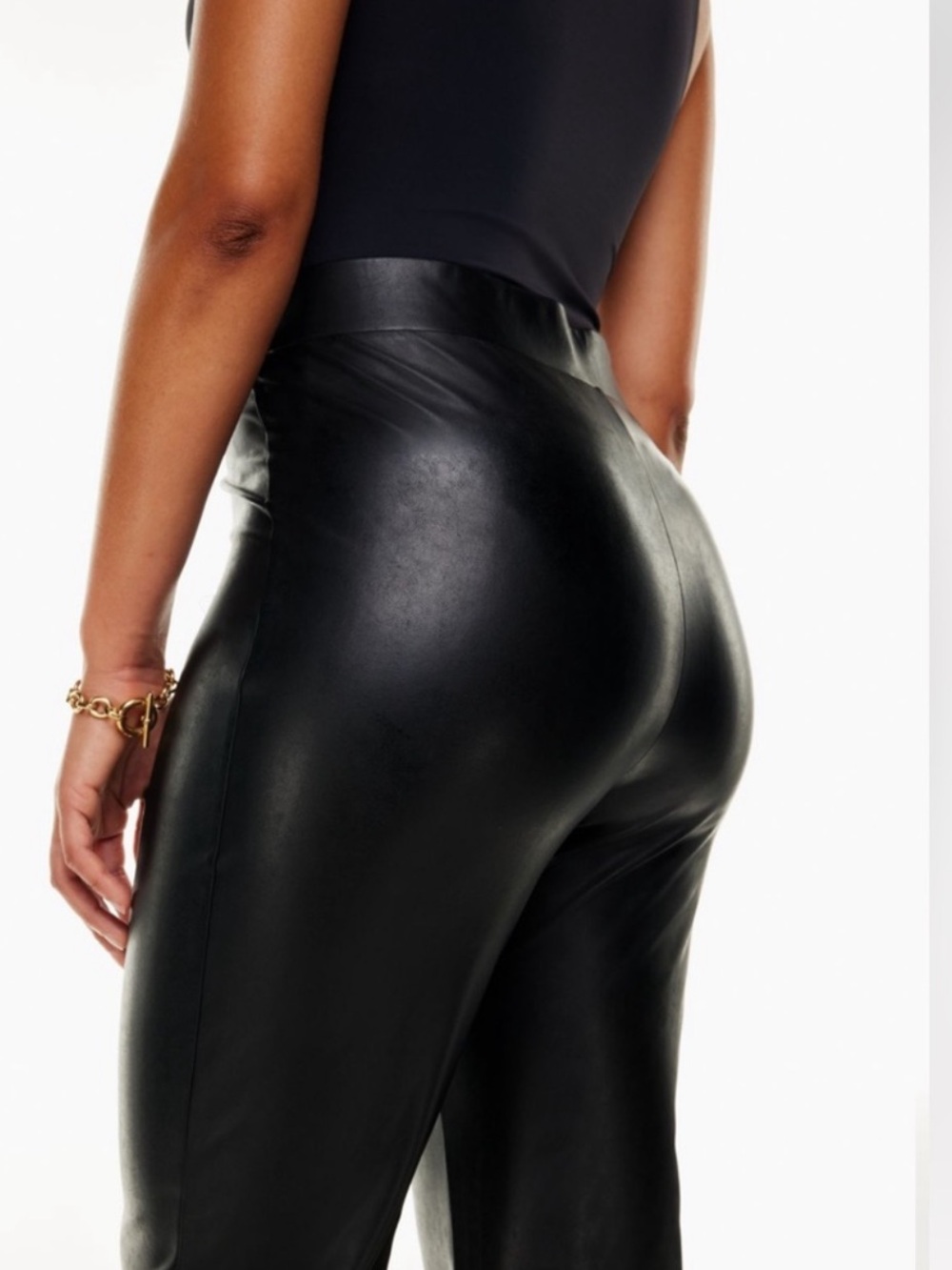 ARITZIA UPSTAGE BABATON VEGAN LEATHER PANTS